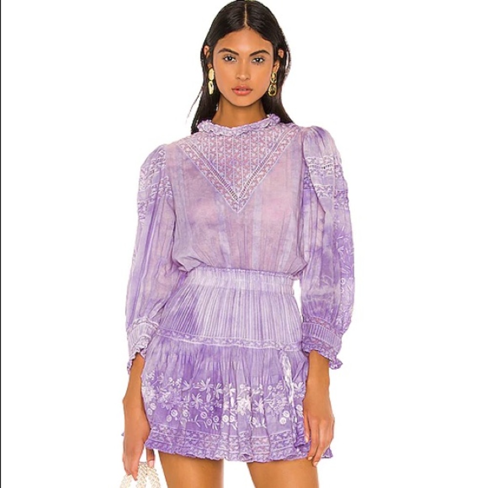 *NWT* LoveShackFancy Viola Dress Sz Small Lavender
